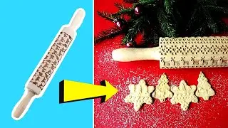 INCREDIBLE CHRISTMAS EMBOSSING ROLLING PIN!!!