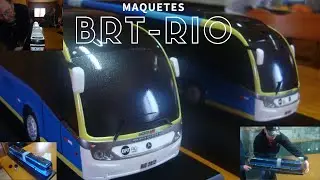 MAQUETES DE ÔNIBUS - 1º PARTE MINIATURAS  (BRT-RIO ARTICULADO)  BUS MODELS - 1st