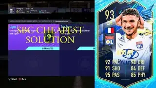 HOUSSEM AOUAR SBC CHEAPEST SOLUTION!! #FIFA21