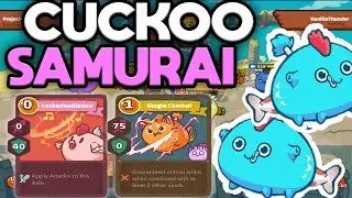 Top rank Aqua Cuckoo Ronin  META  build - Axie infinity