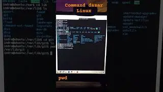 Command dasar Linux pwd #belajardevops #devops