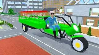 Motor Tiga Roda Muatan Sepeda 🤣 sakura school simulator