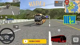 Luxury Volvo 9600 M.R. Travels Sleepar Shell Through Extreme Narrow Toll । Bus Simulator Indonesia