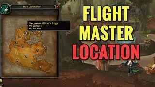 Evergrove Flight Master Location (WoW TBC)