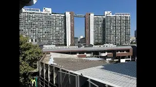 [HD] 방콕 BTS Udomsok역에서 Bangna역까지 | railroad in Bangkok, Thailand