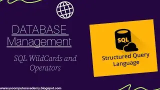 SQL Wildcards and Operators - DBMS Tutorial