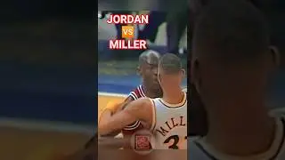MICHAEL JORDAN Fights Reggie Miller (1993) 😱😤 #michaeljordan #nba #shorts