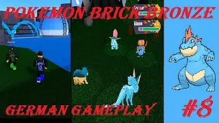 Pokemon Brick Bronze (German) Gameplay #8 - Lagoona Lake, Teamkampf & Impergator