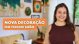 Nova decoração da nossa sala na Roça 