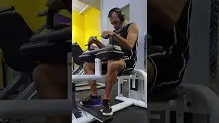Seated Calf Raise With Toes Pointed Out - Calf Exercise -  Lateral Head Isolation - Health & Fitness