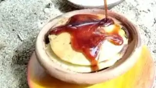 honey pancake in Mabel syrup delicious food