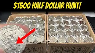 Let's Hunt $1500 in Half Dollars and See What We Find!