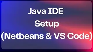 Java IDE Setup