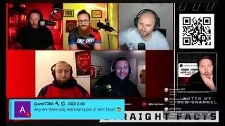 FOOTBALL TERRACE -HEATED DEBATE 🔥POSITIVE DAN & AARON - ARSENAL FANS NEGATIVE WHILST TOP OF PL/CL