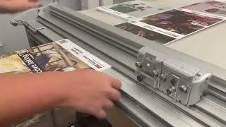 Example of Cutting on Wide Format Cutter