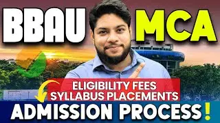 BBAU MCA Admission Process Eligibility Seats Placements CUET PG Syllabus Baba Saheb Bhimrao Ambedkar