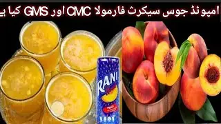 How To Make peach juice | Rani Juice Ka secret Formula | Summer Special
