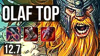 OLAF vs DARIUS (TOP) (DEFEAT) | 400+ games, Godlike | EUW Master | 12.7