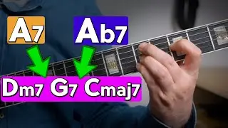 Джазовый аккордовый трюк для II V I