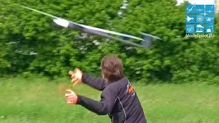 RAKETENWURM 4B STRATAIR F5B HOTLINER RC FULL CARBON GLIDER DANIEL MAYR MULTIPLEX AIRSHOW 2015
