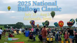 Indianola Balloon Fest 2025 || Iowa || Balloon fest