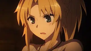 Mordred blushing is really cute!