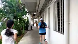 Walking / Wandering in Tiang Bahru Market  Singapore binaural sound walk
