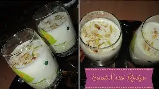 Sweet Lassi Recipe 🍸🍹 || Homemade Fresh lassi || Yoghurt Drink -- In English