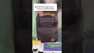 How many bags do you need for a short trip?