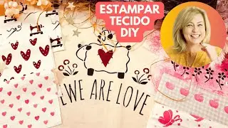 Como Estampar Tecido Fácil Tutorial da DRICA BONEQUEIRA
