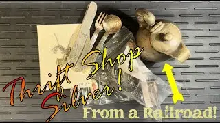 Thrifting Dutch Silver Haul! Plus some Gorham silver from the Northern Pacific Railroad!
