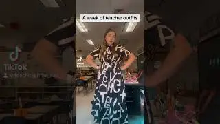 A week of fun teacher outfits 👩🏼&zwj;🏫💕