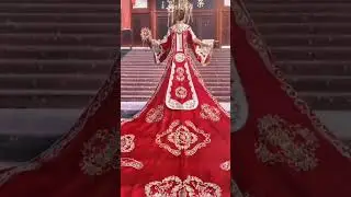 Traditional Chinese style wedding dress ❤#wedding #weddingdress #beautiful
