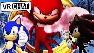 Фильм Наклз встречает Соника и Шэдоу в «VRChat»