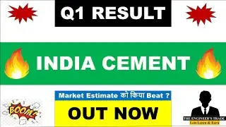 India Cement Q1 Results 2025 | India Cement Result Today | India cement share news today | india cem