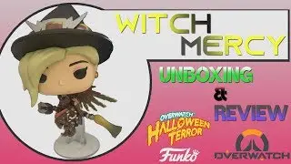 Funko Pop Witch Mercy Overwatch Halloween Blizzard Exclusive Unboxing Review!