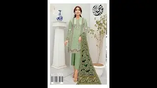 Embroidery Design Suits | Luxury Lawn Collection |Fancy 3 Piece Lawn Suit | Unstitch Lawn Collection