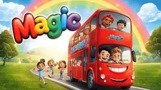 The Magic School Bus || Rounded Round Nursery Song || School Bus Magic Kids