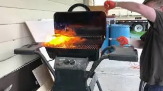 Slow Mo BBQ Explosion! DANGEROUS! | The Slow Mo Bros