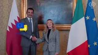 Giorgia Meloni Meets Qatar&rsquo;s Emir 🇮🇹🇶🇦 | Strategic Talks with Sheikh Tamim Al Thani in Milan!