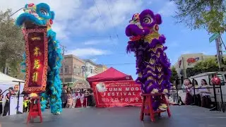 Tat Wong Kung Fu Lion Dance Team - 2022 San Francisco Richmond District Autumn Moon Fest