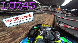 Hotlap Van Der Ende Racing 1:07.45 2025 |  First time at Poeldijk karting Van Der Ende + new karts