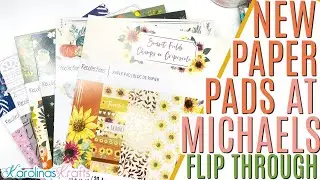 New Paper Pads at Michaels! SO MANY new HOT BUY PAPER PADS by Recollections!