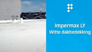 Dakreparatie met witte vloeibare dakbedekking | Impermax LY
