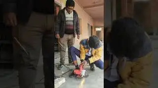 metal cutting practical। cutting practical by rajesh sir #shorts #shortvideo #maths #reels