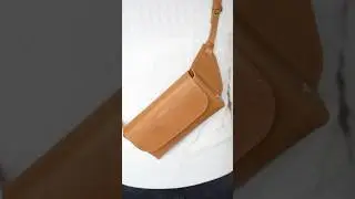 Leather belt bag #leather #handsewing #leathercompany #leathercraft #beltbag #handmade #fannypack