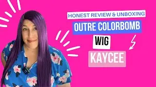 Purple dream Outre Colorbomb wig 💜| Kaycee purple wig review
