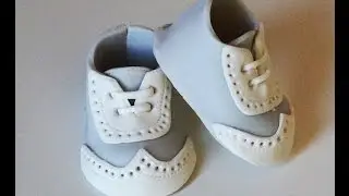 Cake decorating tutorial | How to make little man baby shoes | Sugarella Sweets