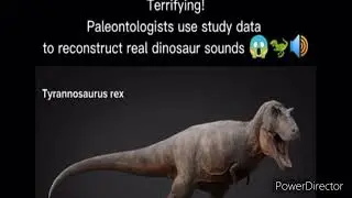 Reconstructed T rex sound (real)