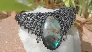 How to Wrap a Stone Using Micro Macrame (Part 1 wrapping stone) Visit our website at Beckinka.com